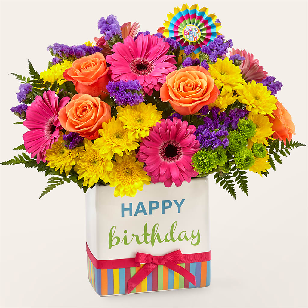 Birthday Brights Bouquet – Flowers That Cliq, La Verne CA