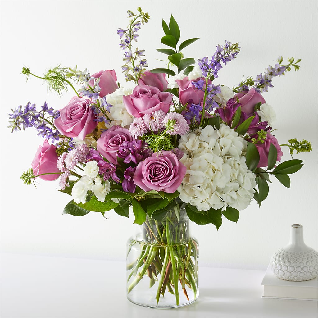 Violet Caress Bouquet – Flowers That Cliq, La Verne CA