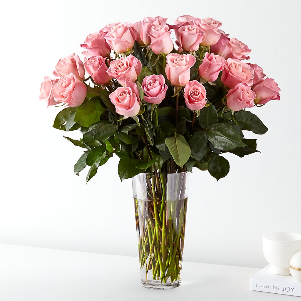 Long Stem Pink Rose Bouquet – Flowers That Cliq, La Verne CA