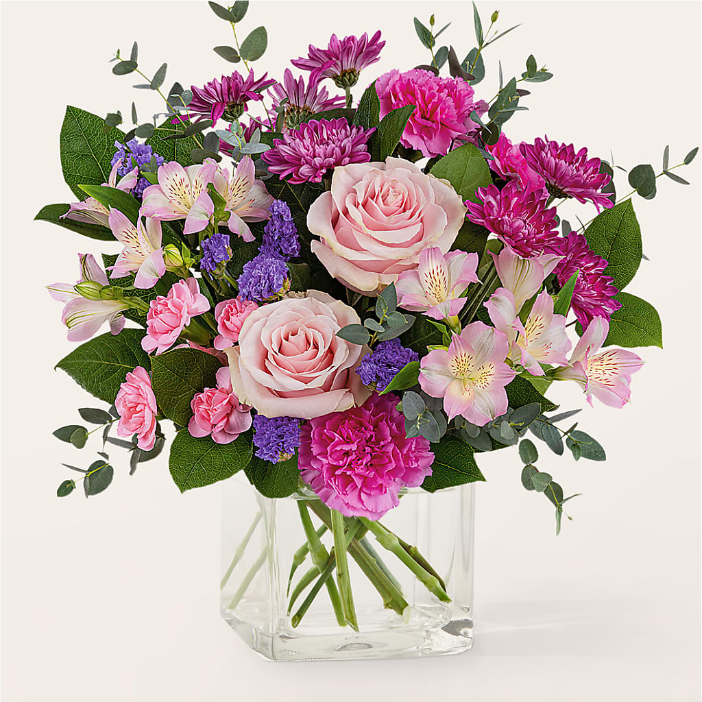 Rosy Radiance Bouquet – Flowers That Cliq, La Verne CA
