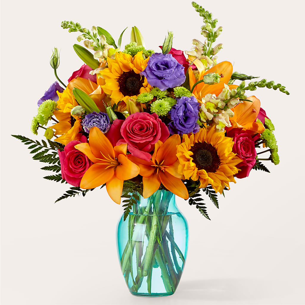 Double Rainbow Bouquet – Flowers That Cliq, La Verne CA