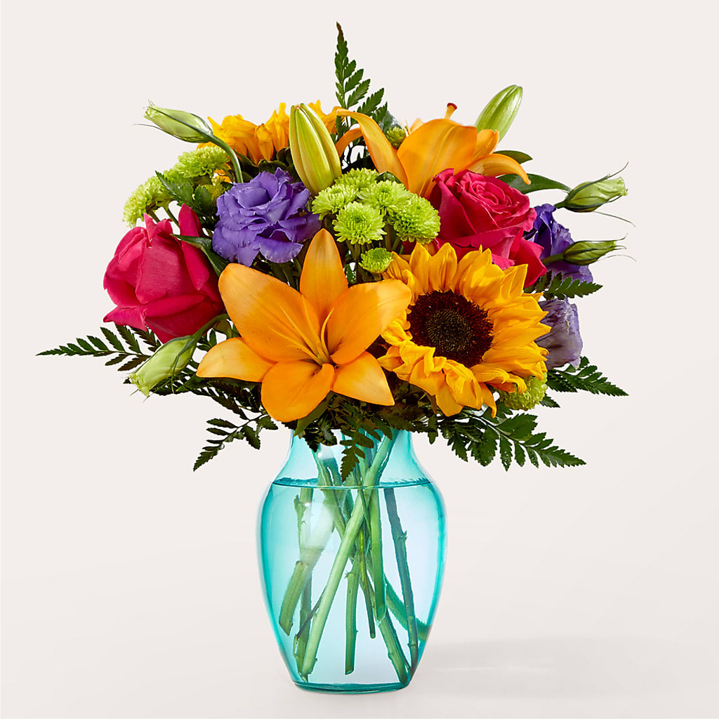Double Rainbow Bouquet – Flowers That Cliq, La Verne CA