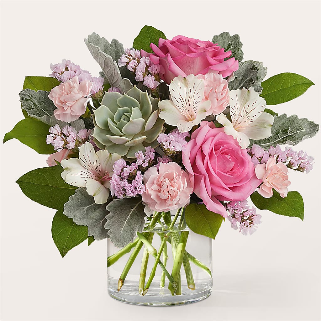 Dusty Rose Bouquet – Flowers That Cliq, La Verne CA