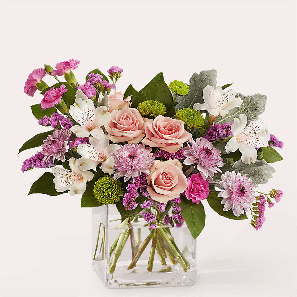 Pink Suede Bouquet – Flowers That Cliq, La Verne CA