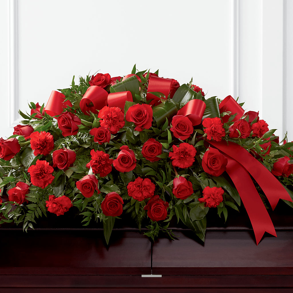 Tribute of Life Casket Spray – Flowers That Cliq, La Verne CA