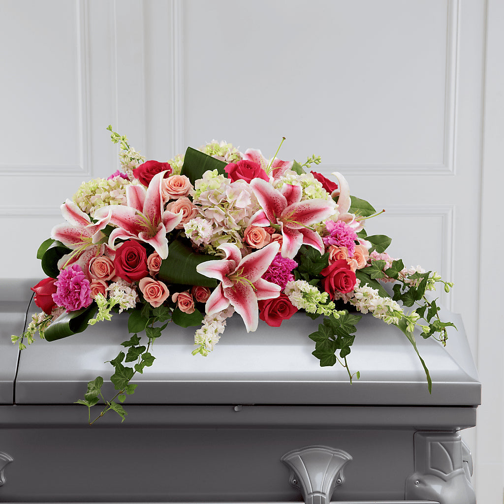 Splendid Grace Casket Spray – Flowers That Cliq, La Verne CA