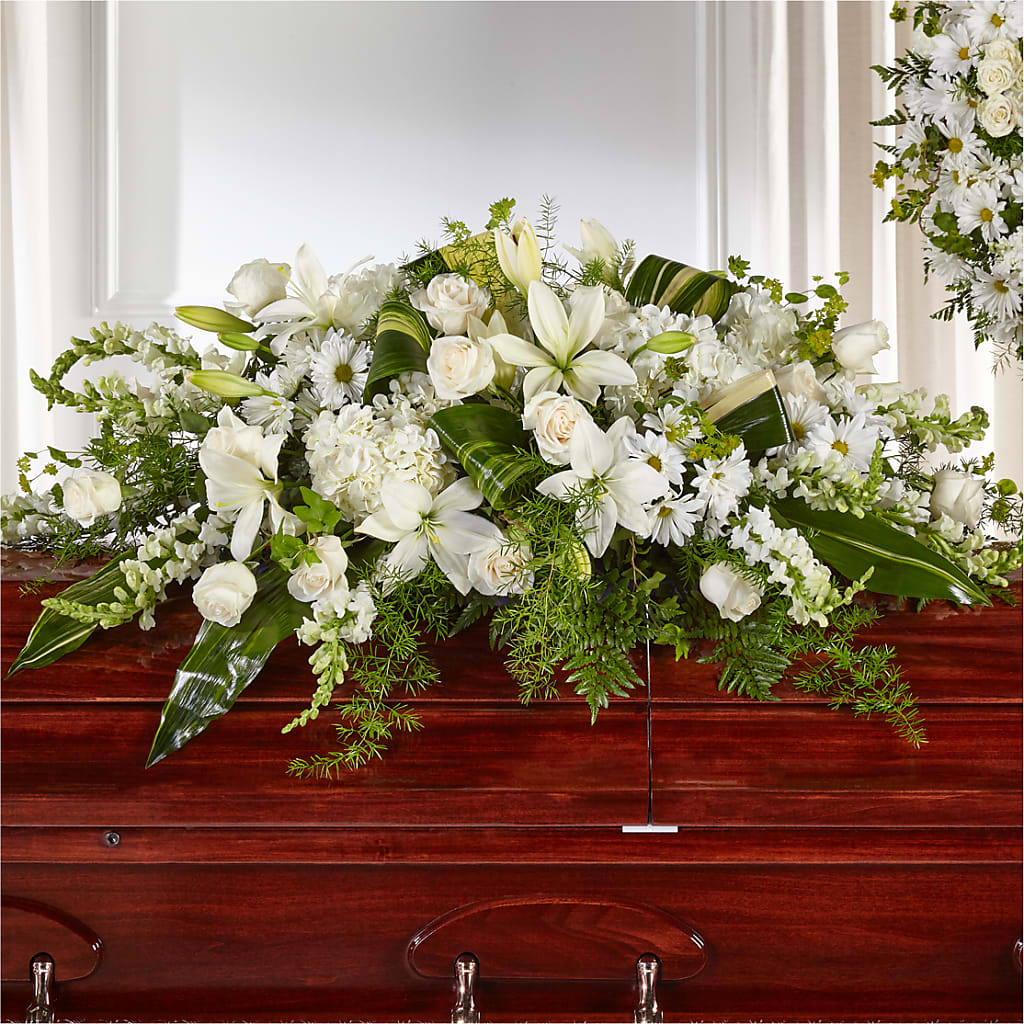Abundance Casket Spray – Flowers That Cliq, La Verne CA