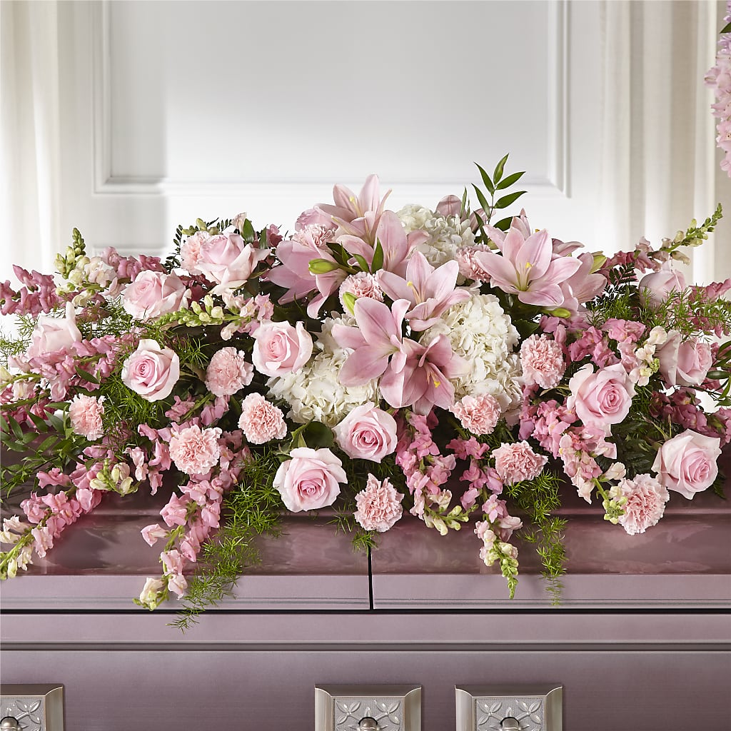 Life & Remembrance Casket Spray – Flowers That Cliq, La Verne CA