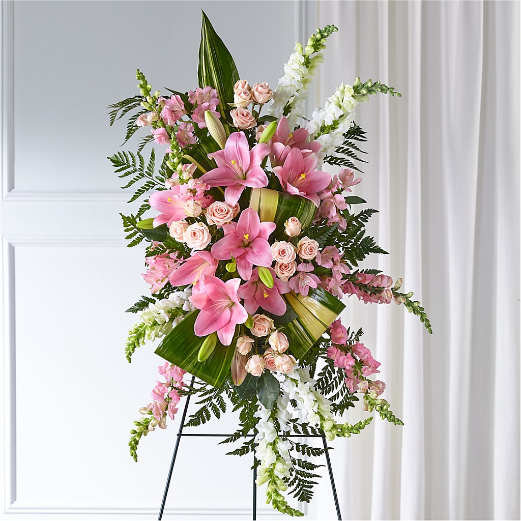 Elegant Embrace Standing Spray – Flowers That Cliq, La Verne CA