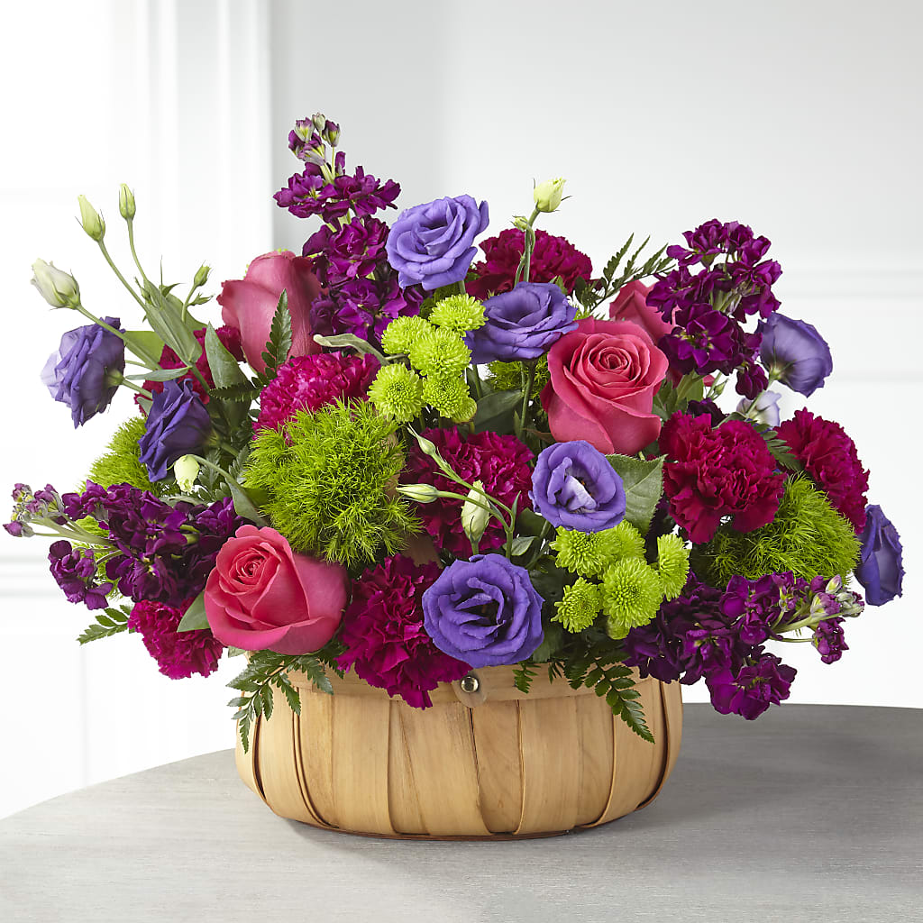 Serene Sanctuary Basket – Flowers That Cliq, La Verne CA