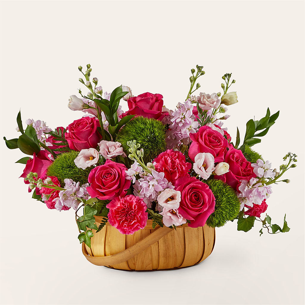 Radiance in Bloom Basket – Flowers That Cliq, La Verne CA