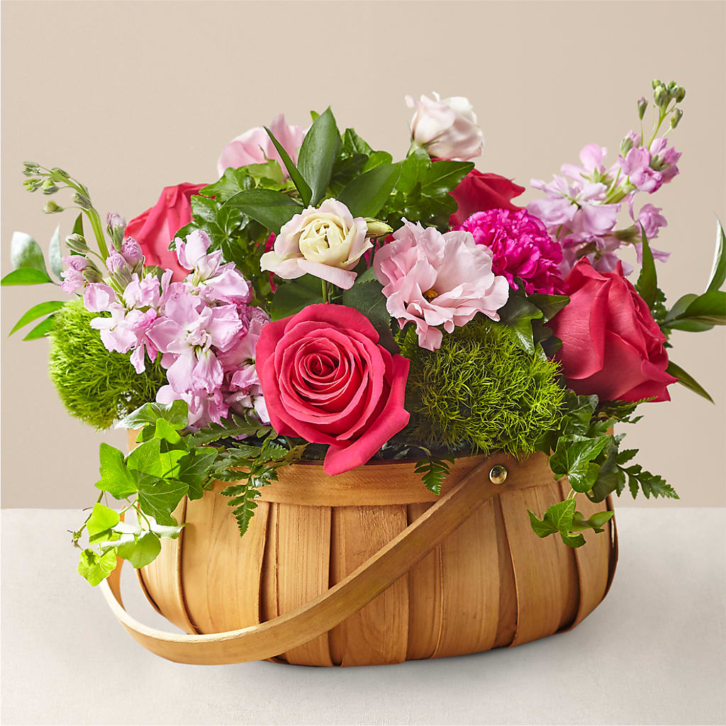 Radiance in Bloom Basket – Flowers That Cliq, La Verne CA
