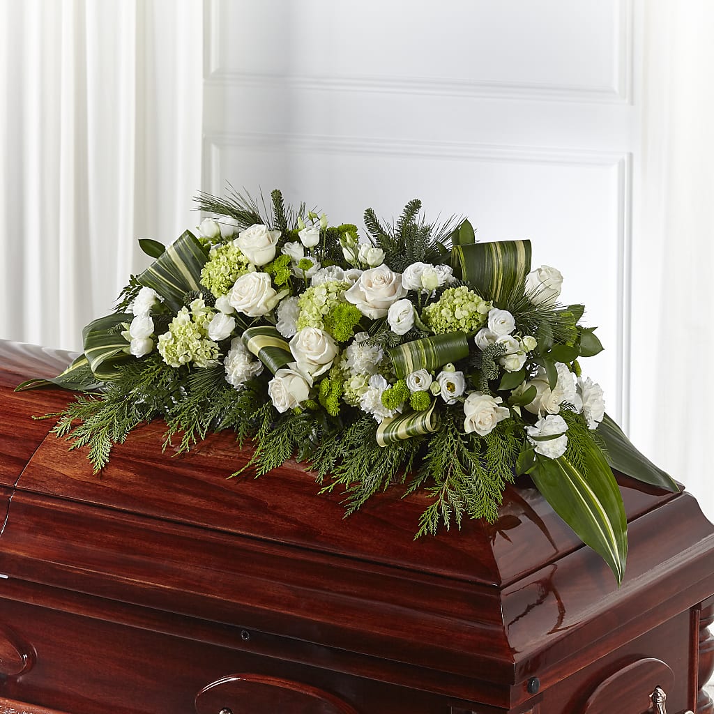 Hopeful Gesture Casket Spray – Flowers That Cliq, La Verne CA