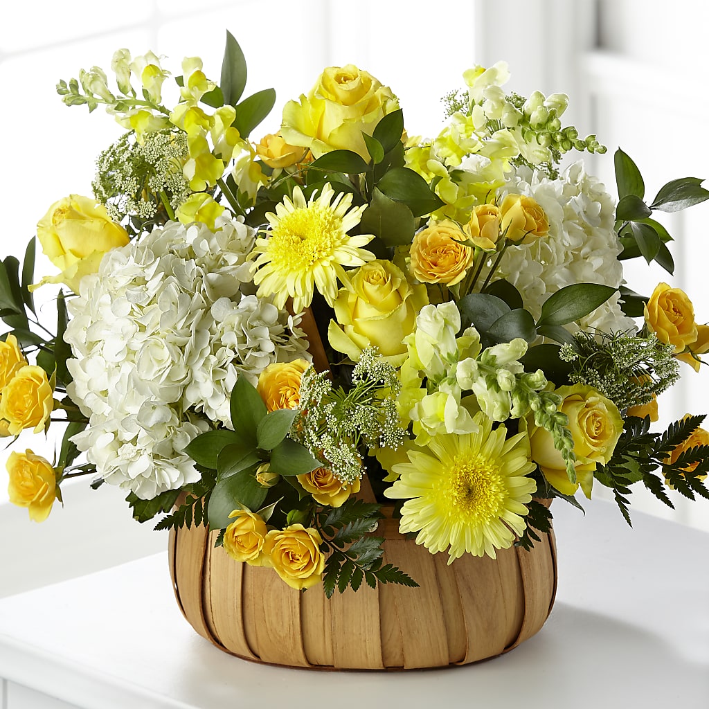 Rustic Remembrance Basket – Flowers That Cliq, La Verne CA