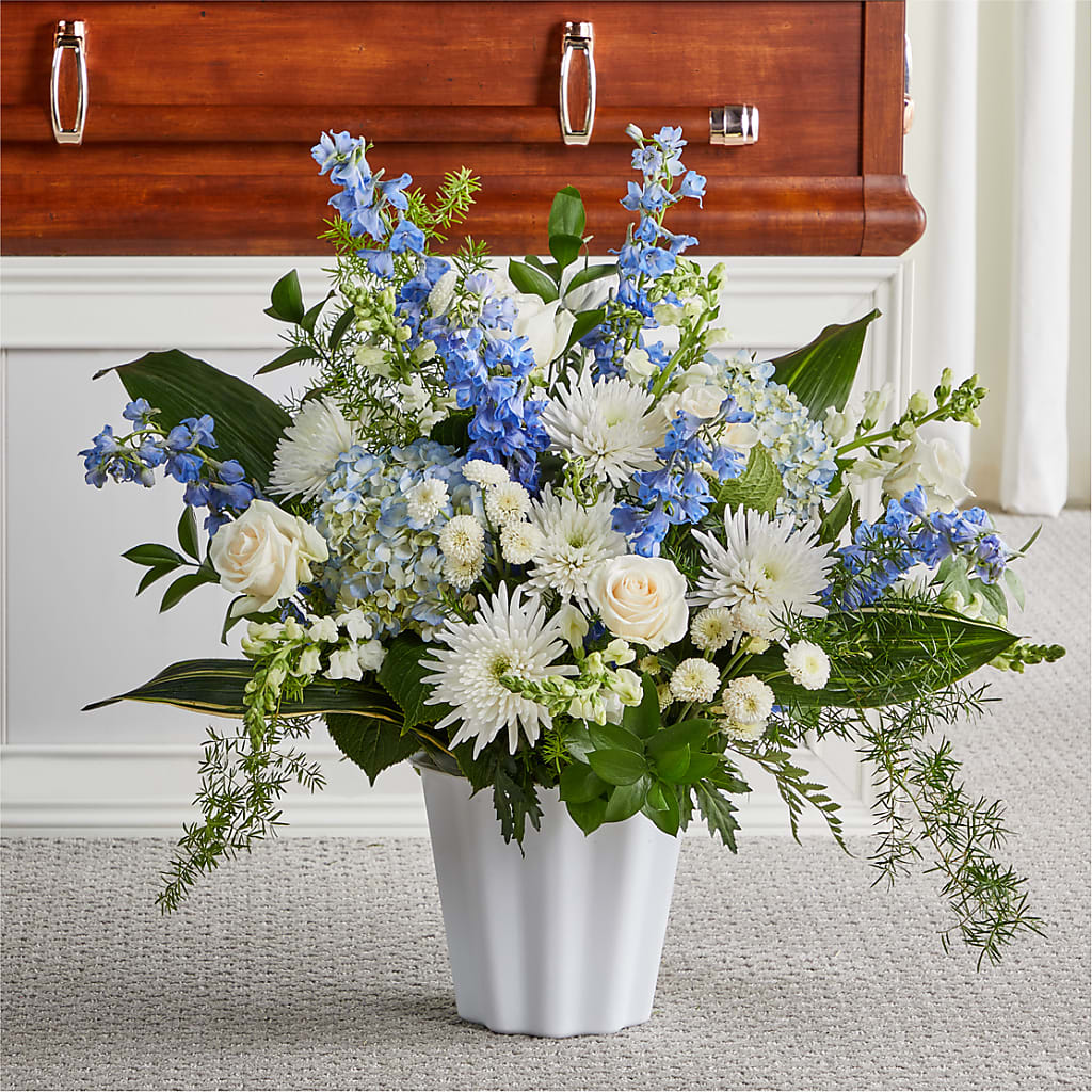 Everlasting Memories Floor Basket – Flowers That Cliq, La Verne CA