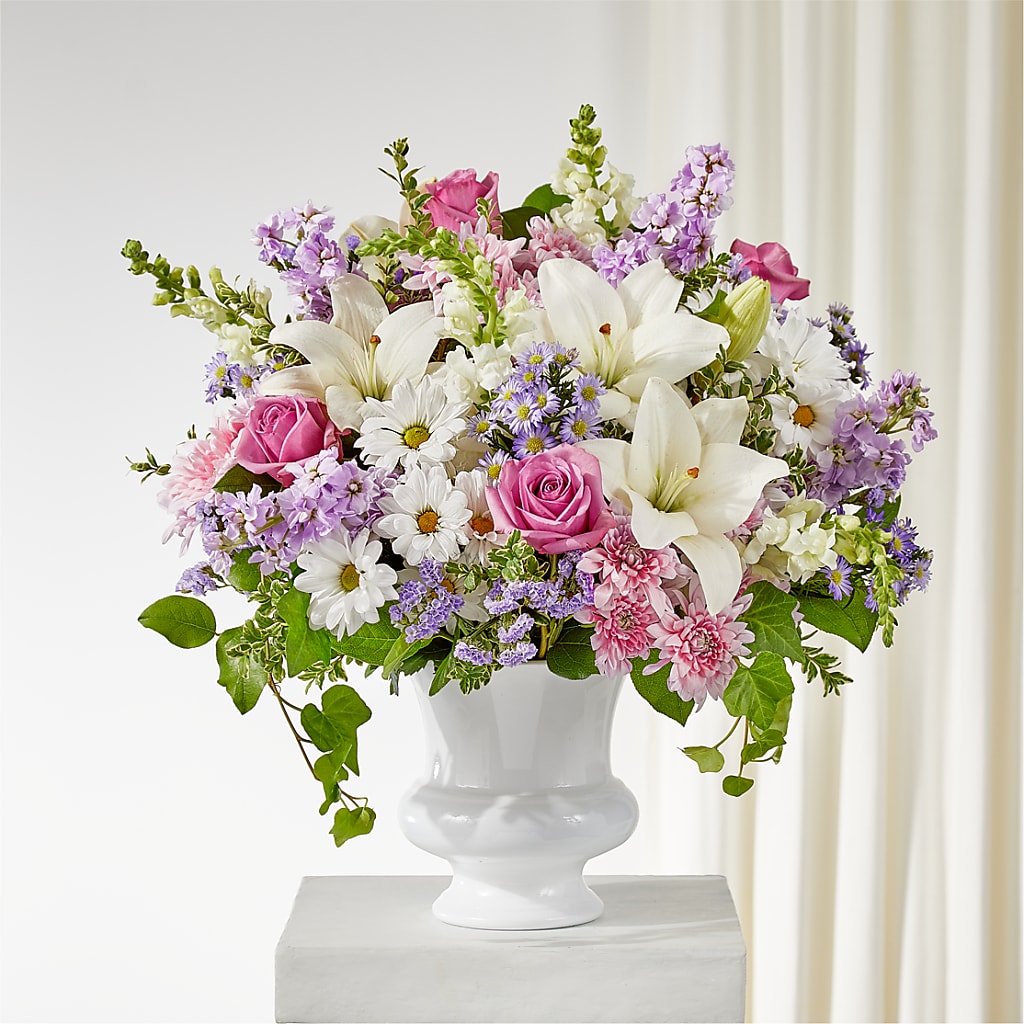 Remarkable Life Urn Arrangement – Flowers That Cliq, La Verne CA
