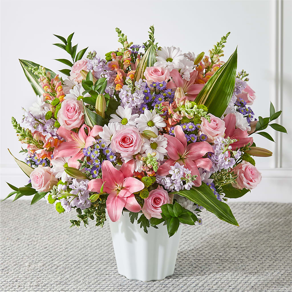 Abundant Compassion Floor Basket – Flowers That Cliq, La Verne CA