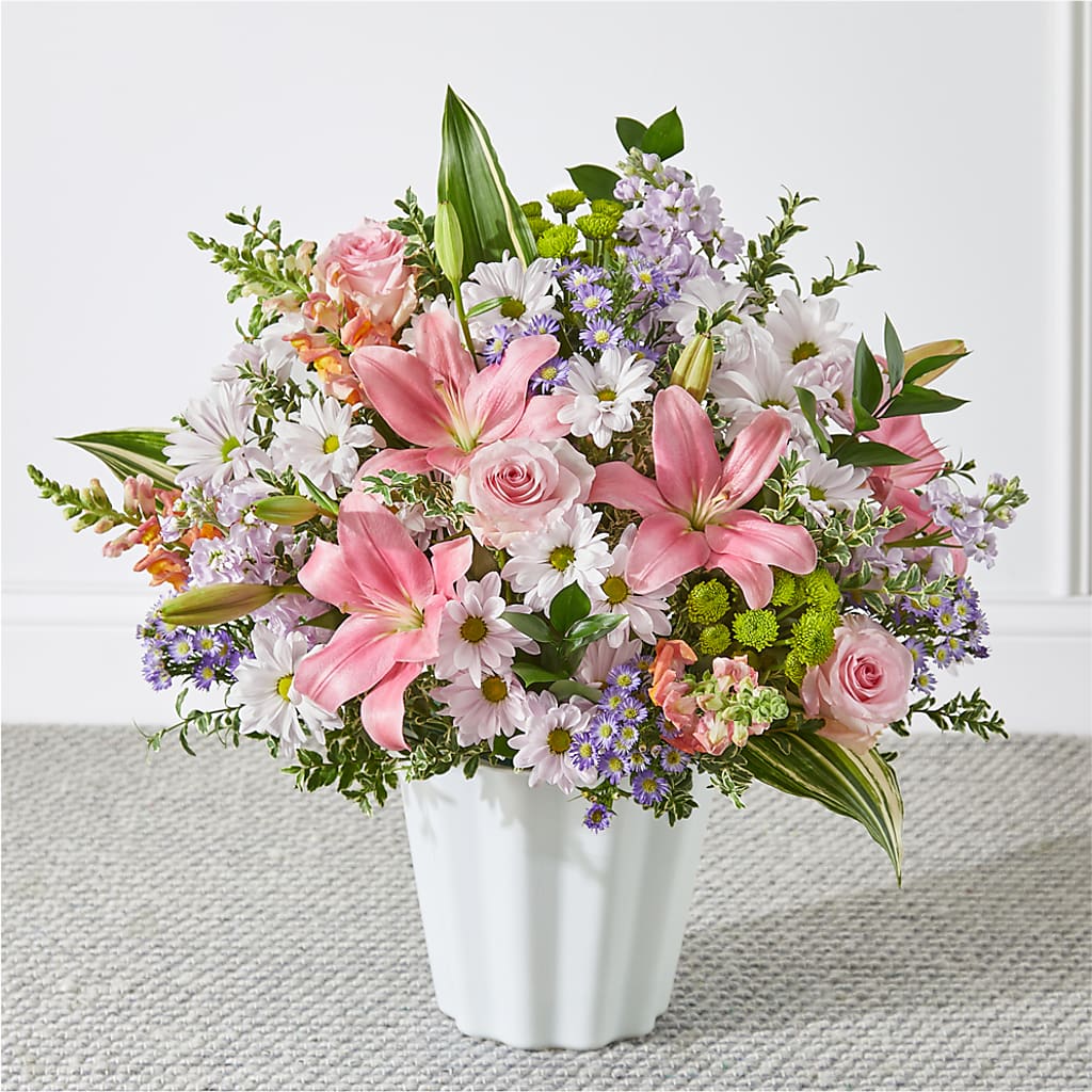Abundant Compassion Floor Basket – Flowers That Cliq, La Verne CA