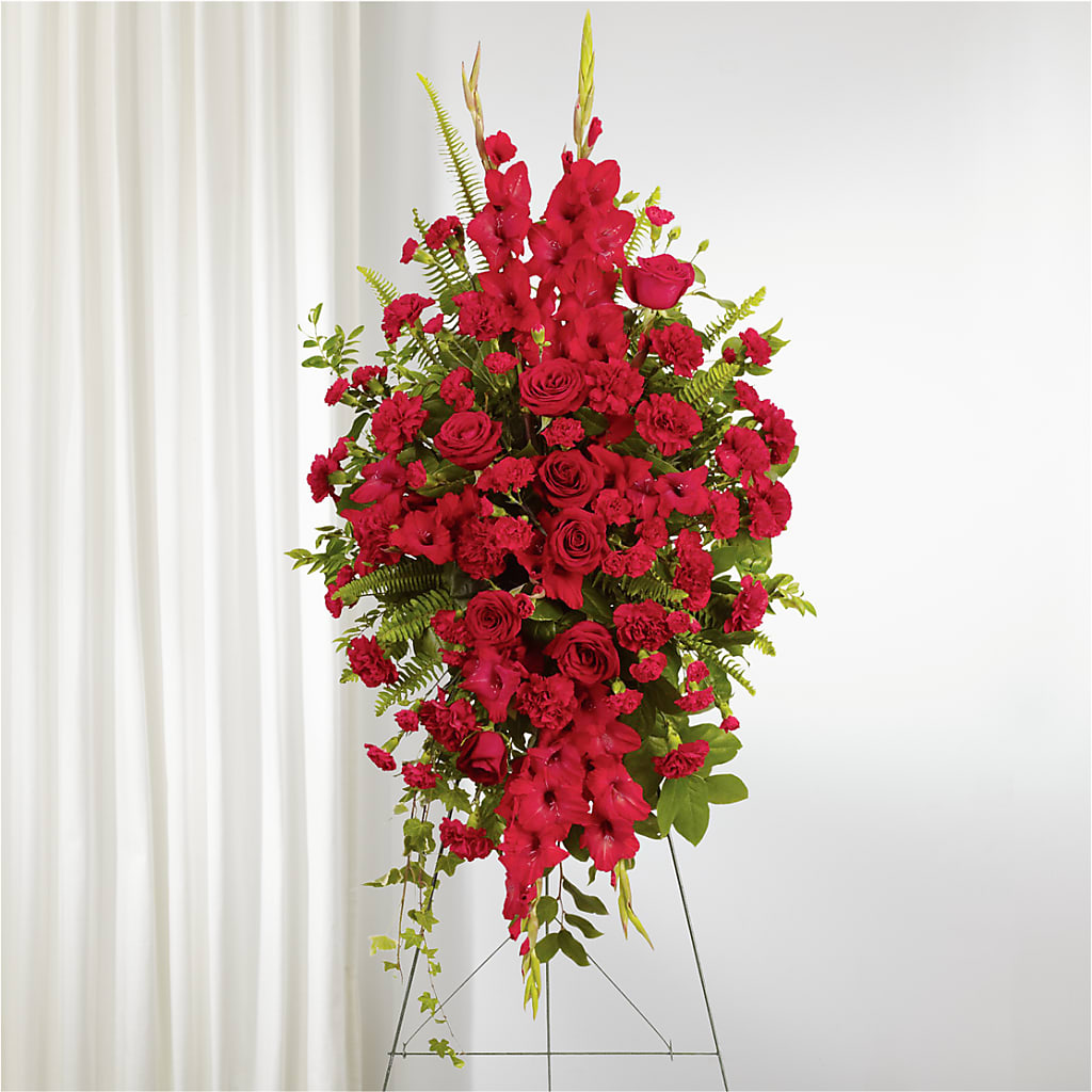 From the Heart Standing Spray – Flowers That Cliq, La Verne CA
