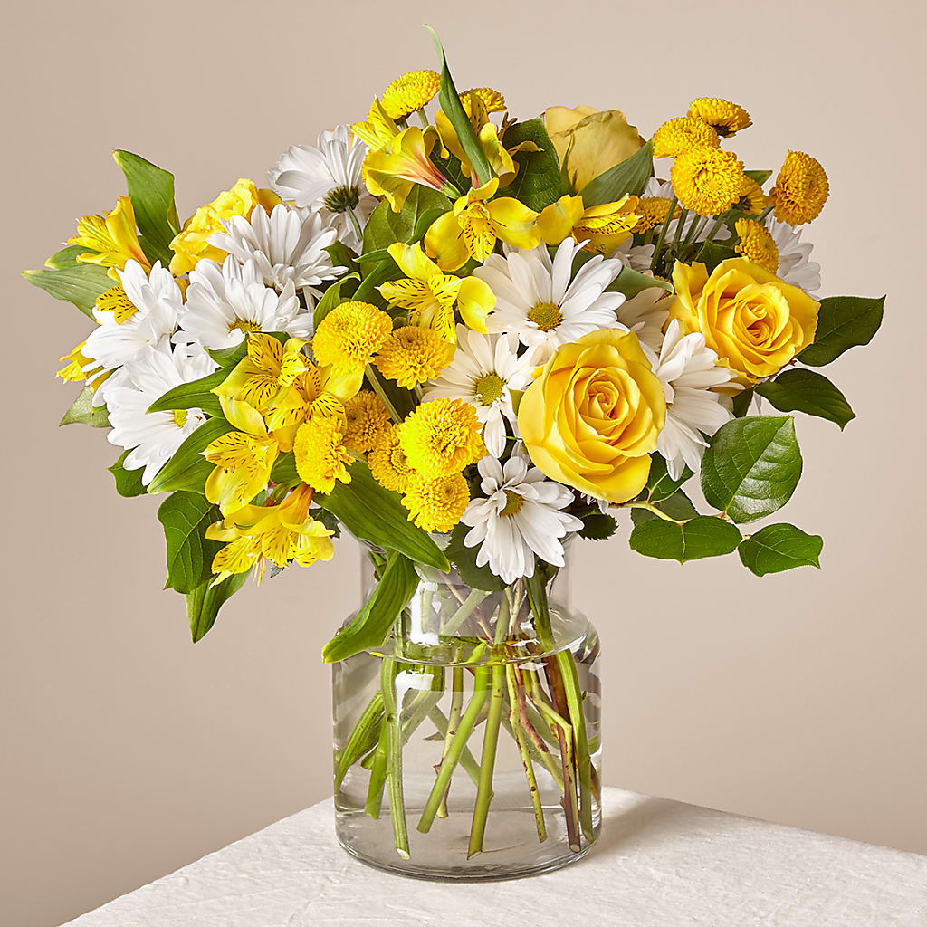 Sunny Sentiments Bouquet – Flowers That Cliq, La Verne CA
