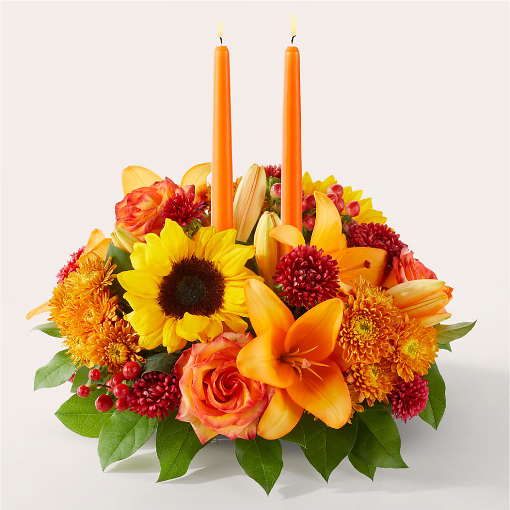 Grateful Centerpiece – Flowers That Cliq, La Verne CA