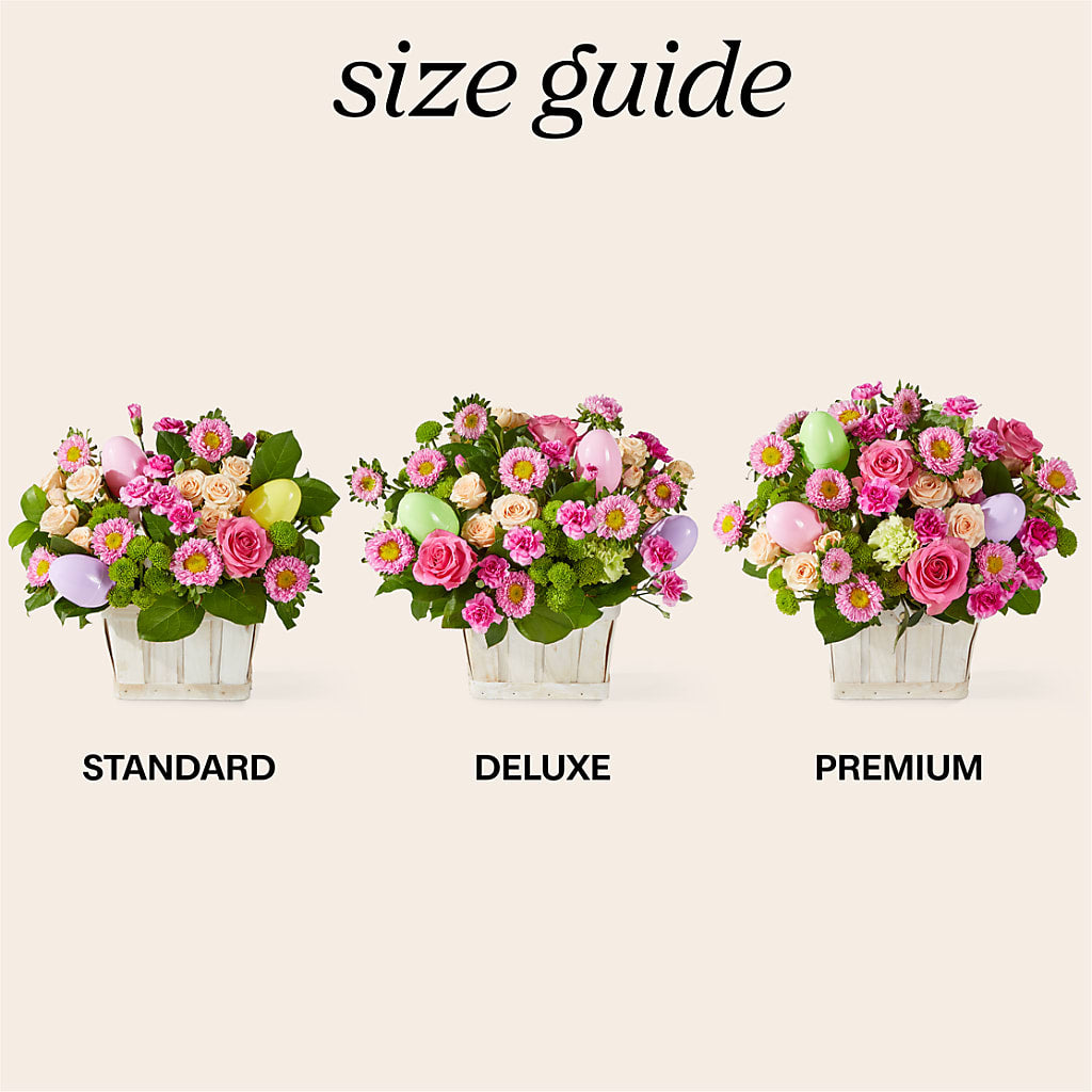 Get Eggcited Basket – Flowers That Cliq, La Verne CA