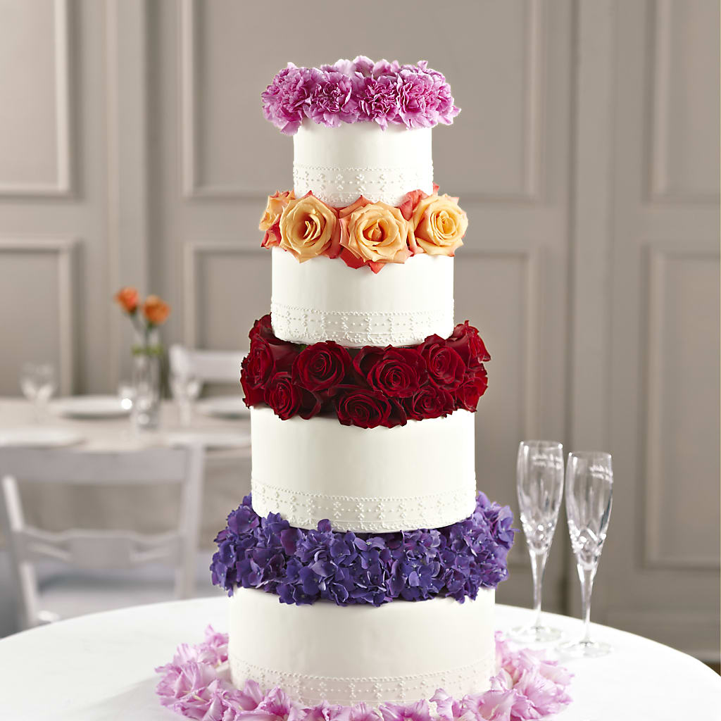 Infinite Love Cake Décor – Flowers That Cliq, La Verne CA