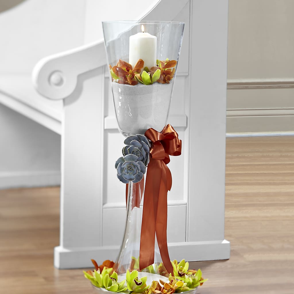 Matrimony Pew Decor – Flowers That Cliq, La Verne CA