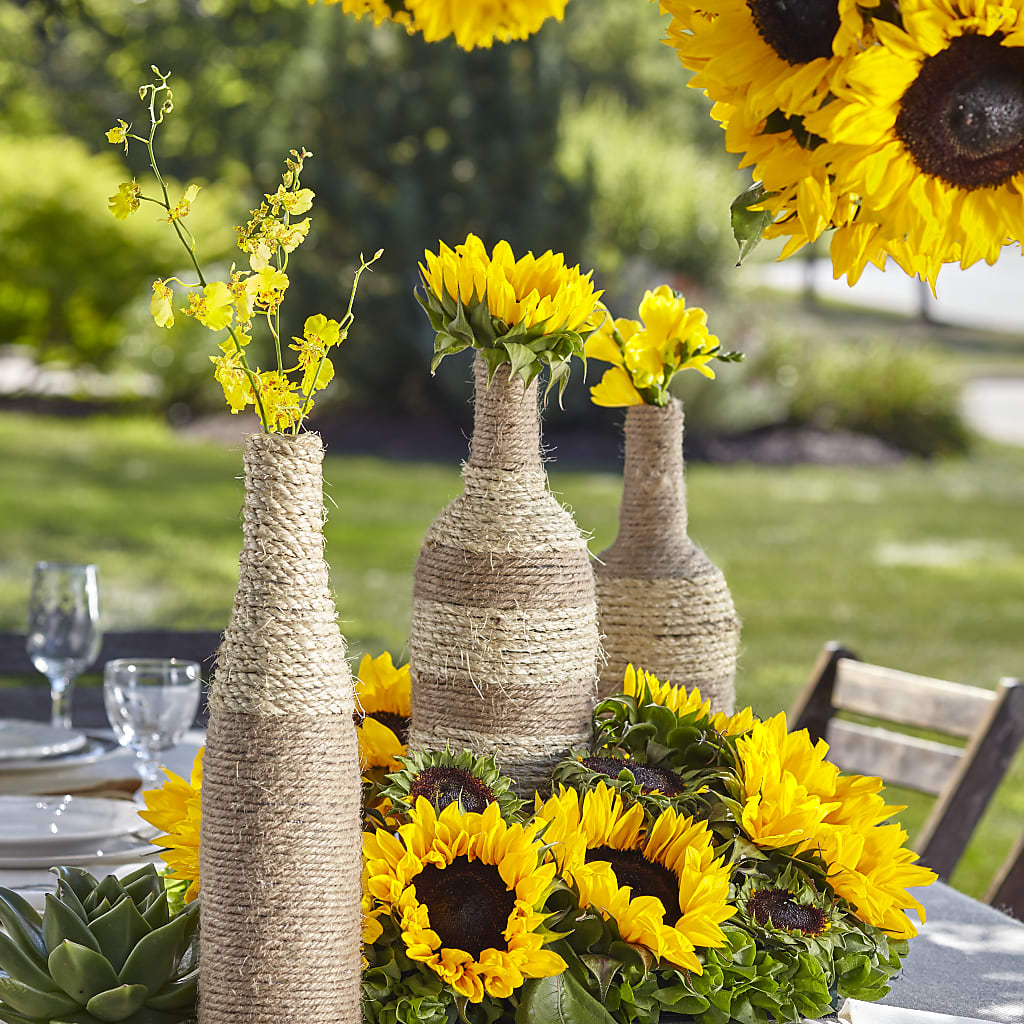 Sublime Garden Centerpiece – Flowers That Cliq, La Verne CA