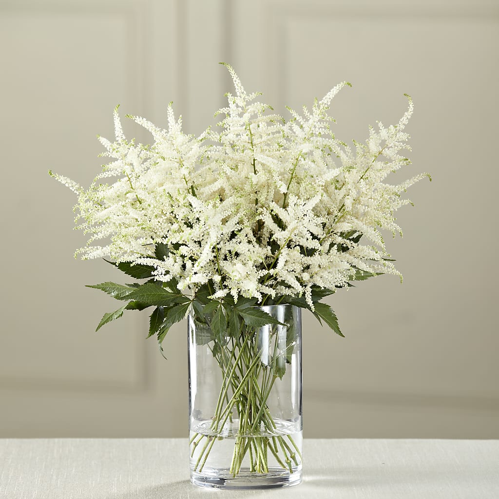 White Astilbe Bouquet – Flowers That Cliq, La Verne CA
