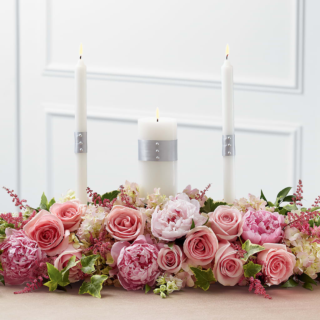 Worldwide Romance Unity Candle Arrangement – Flowers That Cliq, La Verne CA