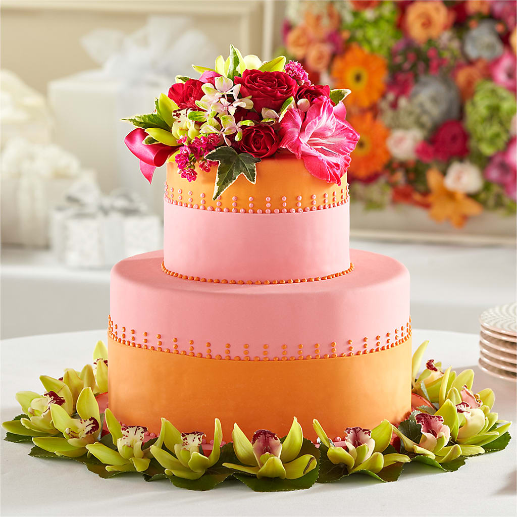 Sweet Citrus Cake Decor – Flowers That Cliq, La Verne CA