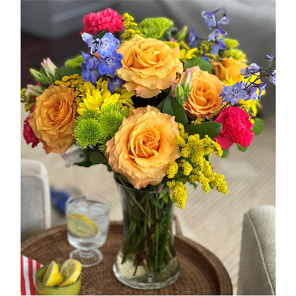 Bold & Bright – A Florist Original –  Flowers That Cliq, La Verne CA