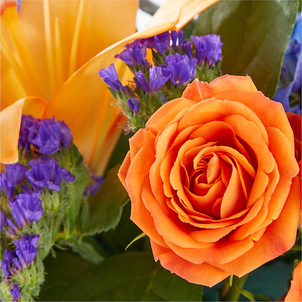 Radiant Citrus Box Bouquet –  Flowers That Cliq, La Verne CA