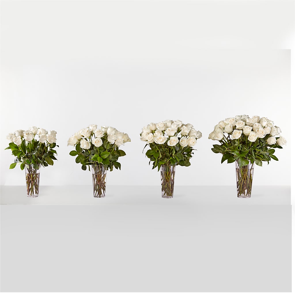 Long Stem White Rose Bouquet –  Flowers That Cliq, La Verne CA