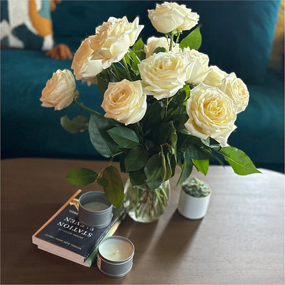 Long Stem Yellow Rose Bouquet –  Flowers That Cliq, La Verne CA