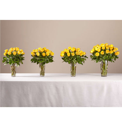 Long Stem Yellow Rose Bouquet –  Flowers That Cliq, La Verne CA