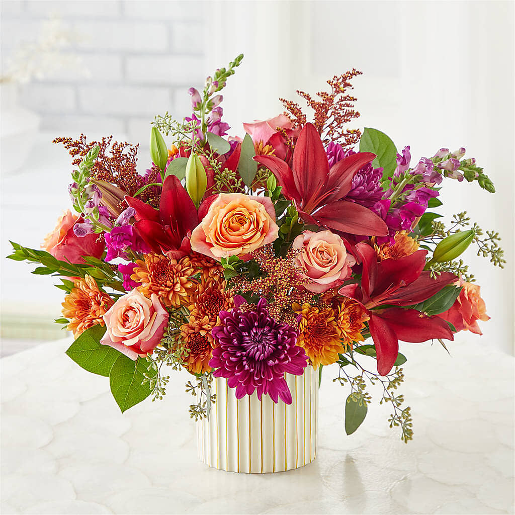 Burgundy Landscape Bouquet –  Flowers That Cliq, La Verne CA