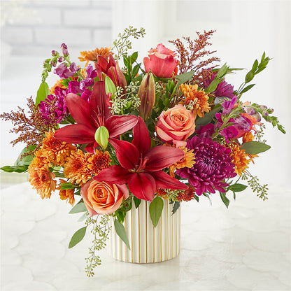 Burgundy Landscape Bouquet –  Flowers That Cliq, La Verne CA