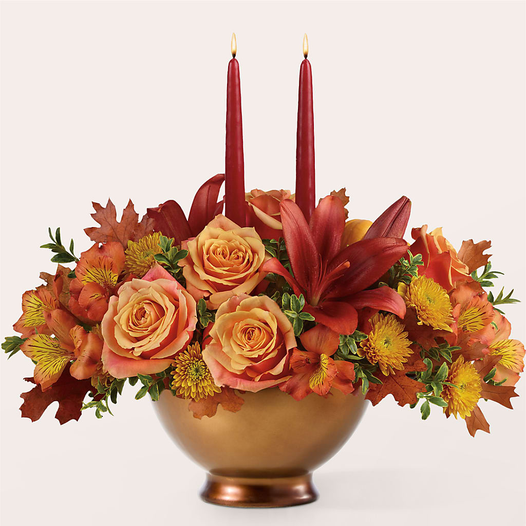 Harvest Table Centerpiece –  Flowers That Cliq, La Verne CA