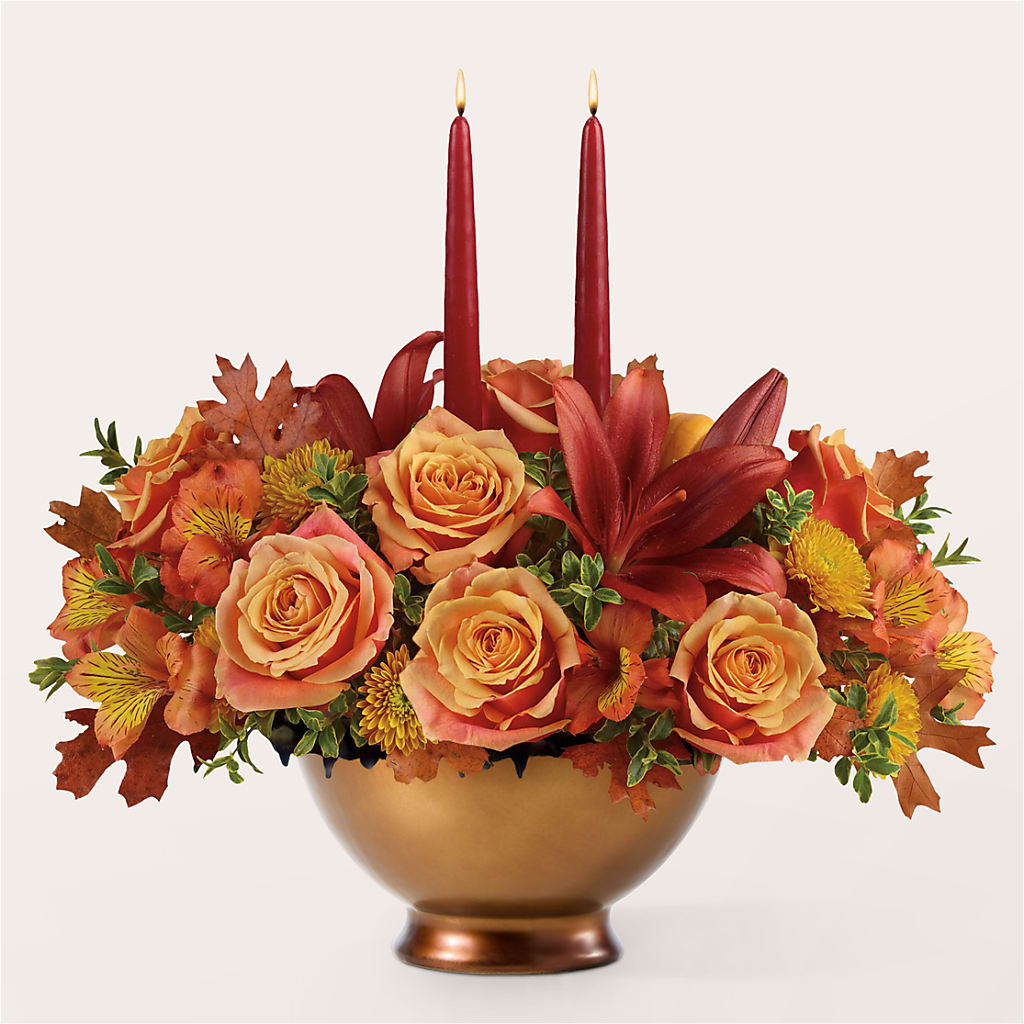 Harvest Table Centerpiece –  Flowers That Cliq, La Verne CA