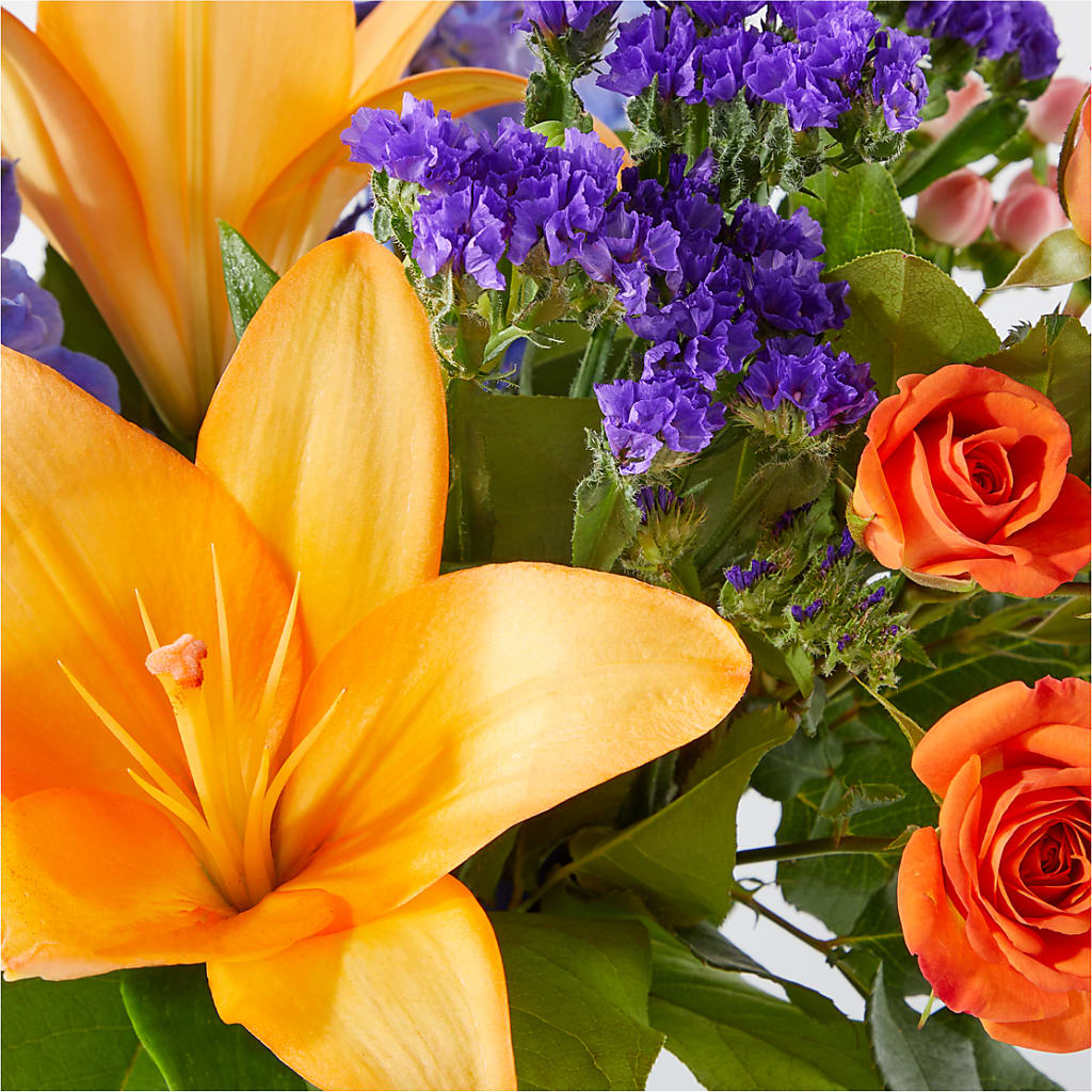 Radiant Citrus Bouquet –  Flowers That Cliq, La Verne CA
