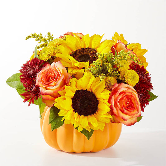 Golden Gourd Pumpkin Bouquet –  Flowers That Cliq, La Verne CA