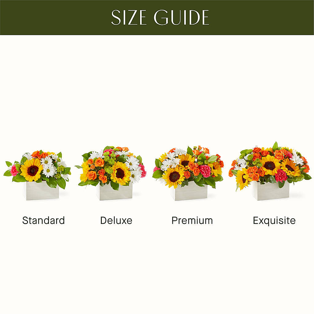 Sun-drenched Blooms Box Bouquet –  Flowers That Cliq, La Verne CA