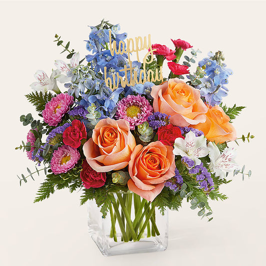 Birthday Bash Bouquet –  Flowers That Cliq, La Verne CA