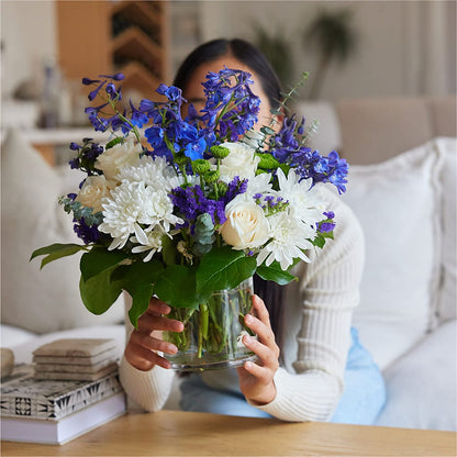 Cerulean Waves Bouquet –  Flowers That Cliq, La Verne CA