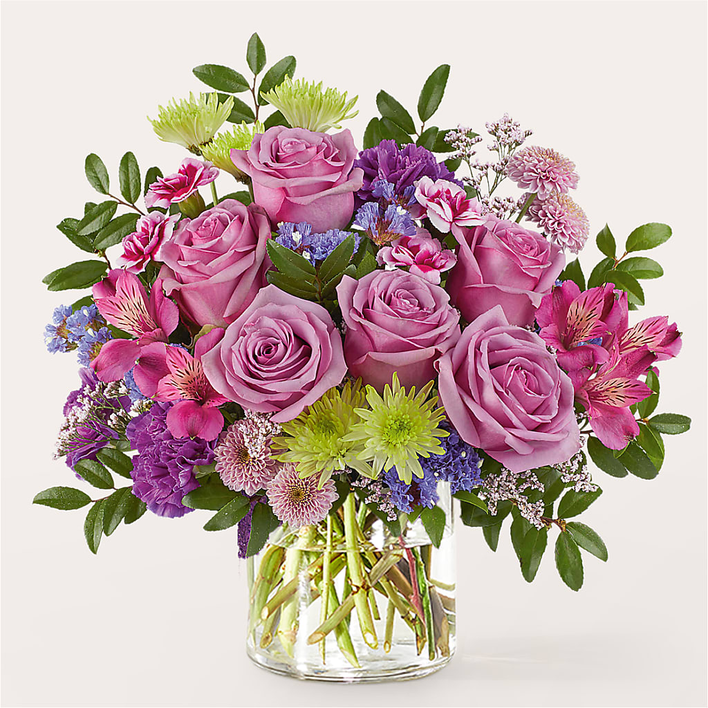 Glass Half Full Bouquet –  Flowers That Cliq, La Verne CA