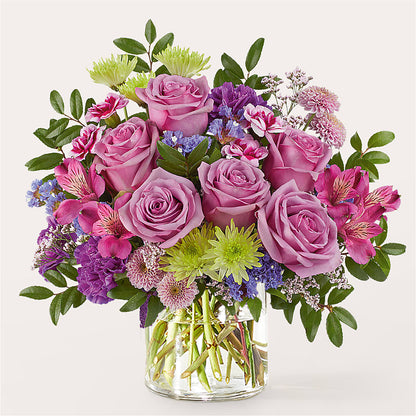 Glass Half Full Bouquet –  Flowers That Cliq, La Verne CA