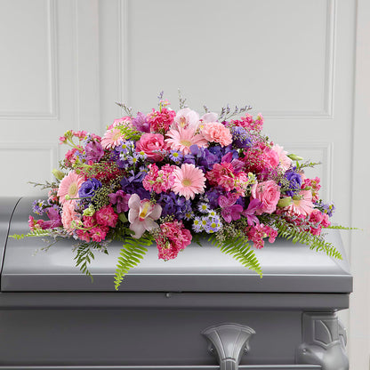Glorious Garden Casket Spray –  Flowers That Cliq, La Verne CA