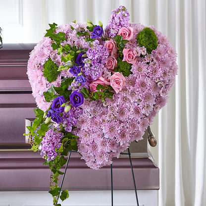 Treasured Love Standing Heart –  Flowers That Cliq, La Verne CA
